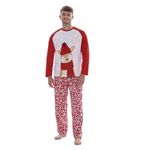 ChicWhisper Christmas Family Matching Pyjamas XMAS Adult Kids Nightwear PJS 100% Cotton Set UK