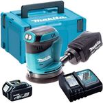 Makita DBO180Z 18V Li-ion Random Orbit Sander with 5.0Ah BL1850 Battery, DC18RC Charger & Case