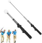 Golf Swing Training Aid Retractable Golf Swing Trainer Golf Training Aids Adjustable Golf Grip Trainer with Click Feedback for Right & Left Handed Golfers, Ideal for Beginners, Indoor Outdoor Practice