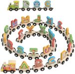 Ancistro Wooden Alphabet Train Toys