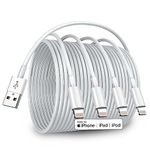 [Apple MFi Certified]4Pack iPhone Charger 6ft Long,USB to Lightning Cable,Apple USB 2.4A Fast Charging Cord for iPhone 14/13/12/11 Pro/11/XS MAX/XR/8/7/6s Plus,i Pad Pro/Air/Mini,i Pod Touch