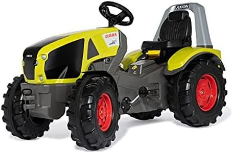 Rolly Toys trattore RollyToys 640089-Trattore a pedale RollyX-Trac Premium Claas Axion 940 (per bambini dai 3 ai 10 anni, pneumatici silenziosi), Colore verde, Grande, 64/008/9