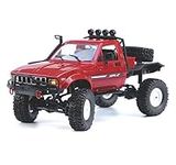 The perseids RC Truck 1/16 Scale RC Rock Crawler 2.4G 4x4 Remote Control Offroad Car RC Semi Trucks and Trailer All Terrain Car,2CH Vehicles RTR Hobby Grade Toy Gift Adult Age 16+ (WPL C14)