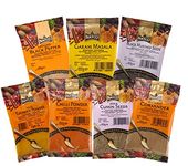 Offer Shop Indian Spices for Cooking - 7 Essential Indian Spice Collection Kit | Perfect Refill for Kitchen Spice Box