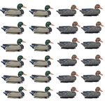 Mallard Duck Decoys Decoy 1-24 Multi Packs Floating Drake Male Hen Female (12 male 12 female)