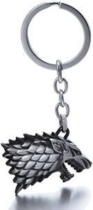 REINDEAR Official Game of Thrones House Stark Sigil Crest Metal Keychain