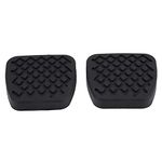 Brake Clutch Pedal Pad, 2PCS Rubber Car Brake Clutch Pedal Pad Cover for Civic Accord CR-V 46545-SA5-000