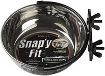 MidWest Homes for Pets Snap'y Fit Food Bowl/Pet Bowl, 20 oz. for Dogs, Cats & Small Animals