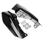 Black Mid-Frame Air Deflector Heat Shield For Harley Davidson Touring Electra Glide Road Glide Road King Street Glide Tri Glide 2017 2018 2019