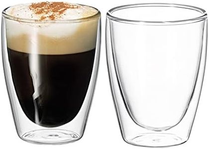 Avanti Café Double Wall Borosilicate Glass Set of 2, 250 ml