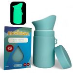 Whizzer by Kiddiwhizz | Kids Travel Toilet | Award-Winning Portable Silicon Solution for After Potty Training | Girls & Boys Holiday Essentials | Suitable for Up to 8 Years (Glow Whizzer)