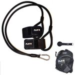 Shop Play 9 Baseball Softball Resistance Training Bands - Arm Strength Trainer, Pitching Training, Athlete Warm Up Exercise Bands with Anchor Straps & Door Mount - Baseball Training Equipment