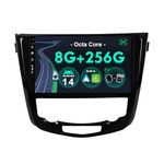 BXLIYER -[8G+256G, 8-Core] - Android 14 IPS Car Stereo For Nissan X-Trail Qashqai J11 Rouge(2014-2018) - Wireless CarPlay/Android Auto - Camera & MIC - 10.1 Inch 2 Din - DSP SWC DAB Fast-boot 360-CAM