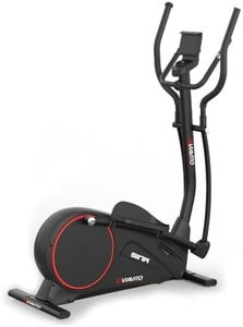 Viavito Sina Magnetic Elliptical Cross Trainer for Home Use Hyper-Quiet Cardio Fitness Machine for Weight Loss & Full Body Workout, 9KG Flywheel, 15” Stride, 32 Resistance Levels, LED Display & Wheels