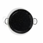 Vaello La Valenciana Enameled Steel Valley Panel Paella Pan, 34 Cm