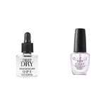 OPI Nail Lacquer Top Coats, Original, 0.5 fl.oz, Drip Dry Lacquer Drying Drops, 0.3 fl.oz