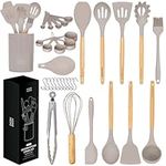 Kitchen Utensils Set - Non-Stick Heat Resistant Cooking Utensils Set - Spoons Turners Spatula Ladle Set - Kitchen Tools Gadgets Accessories