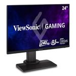 ViewSonic Omni XG2431 24 Inch 1080p 0.5ms 240Hz Gaming Monitor with AMD FreeSync Premium, Advanced Ergonomics, Eye Care, HDMI and DisplayPort for Esports , Black