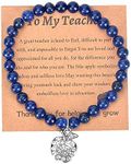 Teacher Gifts Bracelet for Men Women Thank You Gifts for Teachers Beaded Bracelets for Men Christmas Birthday Gifts for Teacher Appreciation Retirement Gift Bracelet