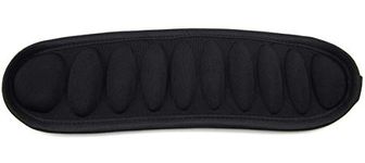 D'Addario Accessories Gel Guitar Strap Pad - Pad for Guitar Strap - Relieves Discomfort - Fits Over Guitar Straps - Black