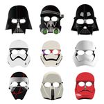 TOPWAYS Mask 9 Pieces Cartoon Mask Party Supplies, Children Masks Dress Up Cosplay for Kids Costumes Dress Up Cosplay Birthday Party Masks (9PCS S W)