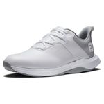 FootJoy Men's Prolite Previous Season Style Golf Shoe, White/Light Grey/Grey, 10 Wide