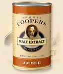 Home Brew - Coopers 1.5Kg Tin Of Liquid Amber Malt Extract (Medium)