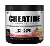 AS-IT-IS ATOM Creatine Monohydrate 100g - 32 Servings | Dope Free | Enhances Performance | Promotes Muscle Gains | Guava Chilli Flavour