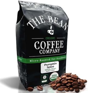 The Bean Organic Coffee Co. Pumpkin Spice, Medium, Whole Bean, 5 lb