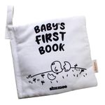 Shumee Baby's First Book - Soft Cloth Book (0+ Years), Safe & Non Toxic, Sensory Development, Cognitive Growth, Motor Skills