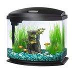 Aqueon LED MiniBow™ Kit with SmartClean™ Technology, Black 5 Gallon (ECOM)