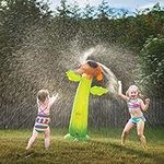 Prextex 5 Ft. Inflatable Water Sprinkler Sunflower: Fun Outdoor Water Toy for Toddlers and Kids - Perfect Water Activity and Gift for Boys and Girls Ages 3-8, the Ultimate Stocking Filler!