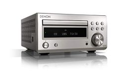 Denon RDCM41DAB Hifi Receiver With CD Player, Audio Receiver HiFi, Bluetooth, 2x30W + Subwoofer PreOut, FM Radio / DAB / DAB+ Tuner, 2x Digital Optical Input & 1x Headphone Output - Silver