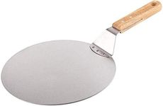 Stainless Steel Pizza Spatula Peel Shovel Cake Lifter Wood Handle Plate Holder Baking Tool Baking Homemade Pizza