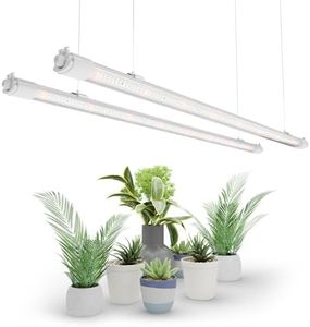 MARS HYDRO VG80 LED Pflanzenlampe, 120cm LED Grow Lampe Vollspektrum für Zimmerpflanzen, Gewaechshaus, Grow Shelves, IP65 wasserdicht Grow Light für Setzlinge Gemüse Blüte Blumen 2 Pack 80W