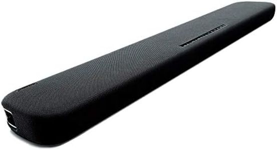 Yamaha YAS-109 Soundbar, Cassa Altoparlante TV con Controllo Vocale Alexa Integrato e Suono Surround 3D, Bluetooth per lo Streaming Musicale Wireless, Nero
