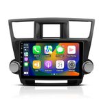 ViaBecs 6GB 128GB 10.2 Inch Car Stereo with DSP for TOYOTA Highlander 2008-2013 Head Unit Compatible with Android Auto GPS Navigation