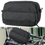 OFIG Universal Motorcycle Handlebar Bag, Motorcycle Storage Bag Fork Bag Sissy Bar Bag, Bike Handlebar Bag Fit for Motorbike Dirt Bike Bicycle Snowmobile Quad ATV