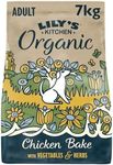 Lily’s Kitchen Made with Natural Ingredients Adult Dry Dog Food Organic Chicken Bake Balanced Nutrition 7kg