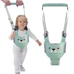 IULONEE Baby Walker, Handheld Kids Toddler Walking Harness Helper Assistant Protective Belt Child Activity Walker Adjustable Standing Up Walking Learning Helper for Toddler 7-24 Month (Green)