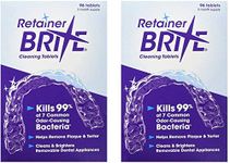 Retainer Brite -6 Months Supply- 2 Boxes Pack -192 Tablets