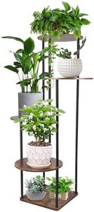 Diealles Shine 5 Niveaux Porte Plante, Support Plantes Interieur 105cm, Étagère Plante Pour Décoration Interieur Extérieure Balcon Jardin Salon