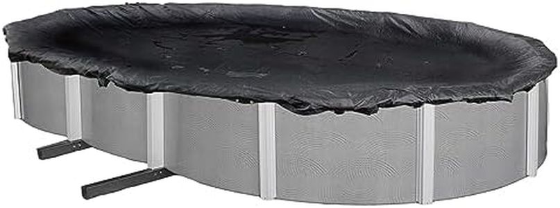 Blue Wave 12-ft x 20-ft Oval Rugged Mesh Above Ground Pool Winter Cover