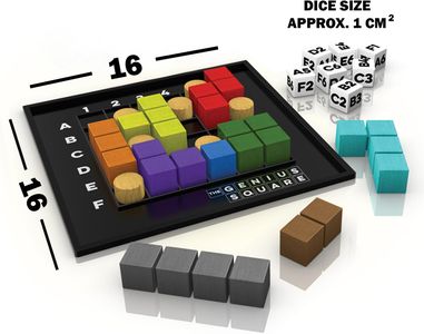Genius Square Puzzle Game – Family Board Game for All Ages