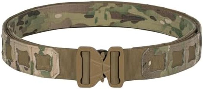 BOMTURN Molle Tactical Duty Belt,2 In 1 Quick Release Battle Belt EDC Gun Belt Rigger for Police Law Enforcement Security Men