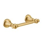 Moen YB0508BG Colinet Traditional Pivoting Toilet Paper Holder, No Size, Brushed Gold