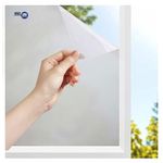 vgoltd Frosted Window Film Self Adhesive – Privacy Window Film for Glass Windows & Doors – Opaque Frosted Glass Effect Vinyl for Bathroom, Office & Home – Easy-to-Apply Privacy Film (60 x 200 cm)