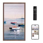 Dragon Touch Digital Photo Frame WiFi 10 Inch IPS Touchscreen HD Display, 16 GB Memory, Auto Rotate, Share Photos via App, Email, Cloud - Classic 10 (Walnut)