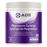 AOR - Magnesium Synergy, 208g Powder - Vegan Magnesium Supplement for Men and Women - Immune Support, Bone Health, Teeth Health, Sleep Support, Magnesium Muscle Relaxer and Skin Health Supplement