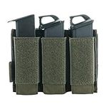 EXCELLENT ELITE SPANKER Tactical Open Top Double/Triple Pistol Mag Pouch for Glock M1911 92F Magazines 40mm Grenade(Ranger Green)